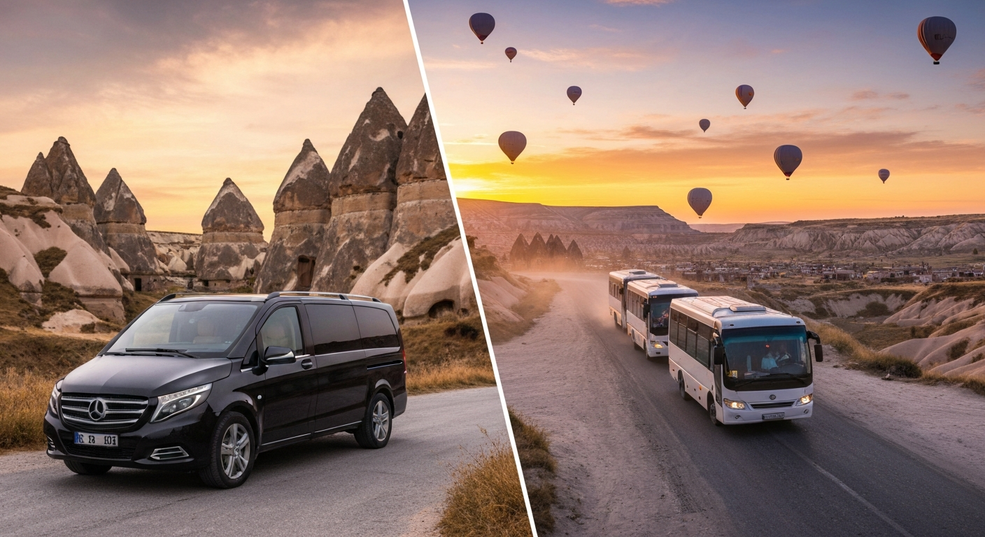 Private Airport Transfer vs Shuttle Bus in Cappadocia: Comparison